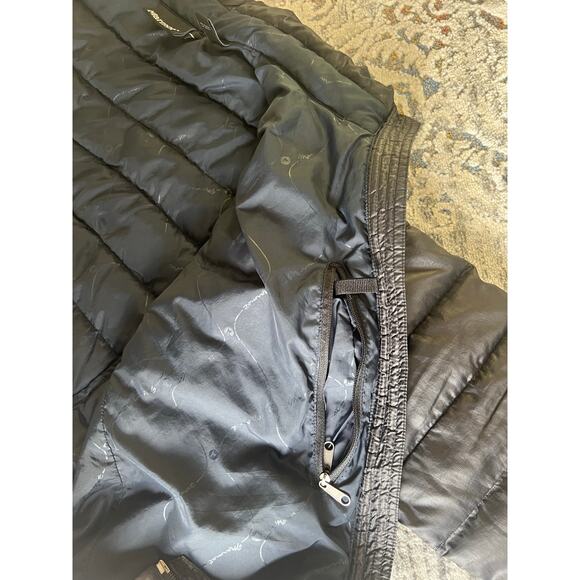 Marmot Jacket 800 Fill Goose Down Puffer Zip Jacket Size Large Black - Picture 5 of 15